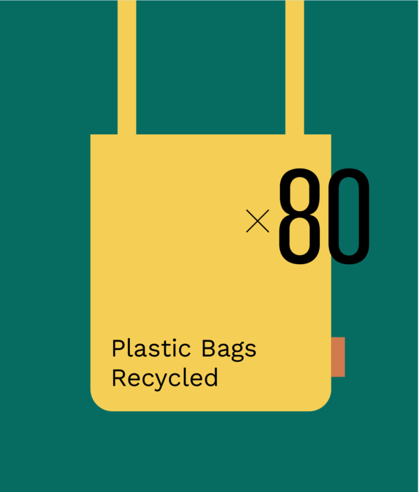 &Proud Classic Tote 80 Plastic Bag Recycled